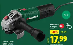 Lidl PARKSIDE Meuleuse d’angle offre