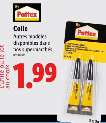Lidl Pattex Colle offre