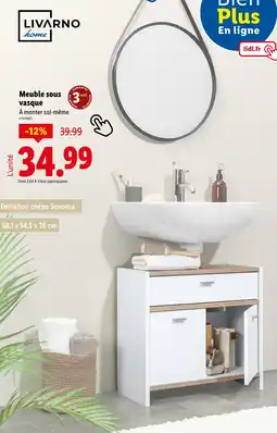 Lidl LIVARNO home Meuble sous vasque offre