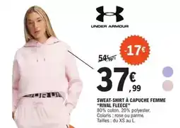 E.Leclerc Sport Xs - sweat-shirt a capuche femme offre