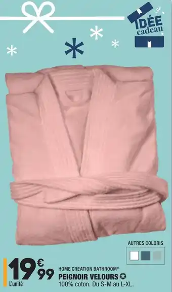 ALDI Peignoir velours offre