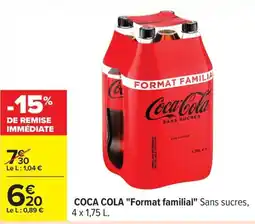 Carrefour Drive COCA COLA "Format familial" offre
