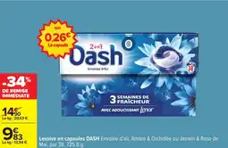 Carrefour Drive DASH Lessive en capsules offre