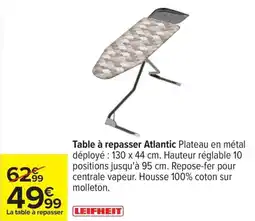 Carrefour Drive Table à repasser Atlantic offre