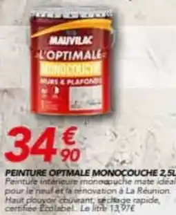 Les Briconautes MAUVILAC Peinture optimale monocouche offre