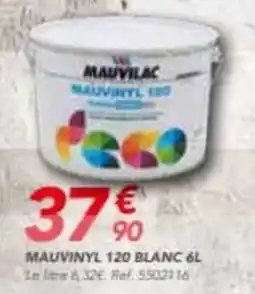 Les Briconautes MAUVILAC Mauvinyl 120 blanc offre