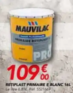 Les Briconautes MAUVILAC Rețiplast primaire e blanc offre