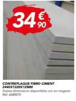 Les Briconautes Contreplaque fibro ciment offre