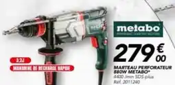 Les Briconautes METABO Marteau perforateur 880w offre
