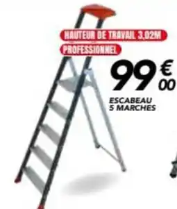 Les Briconautes Escabeau 5 marches offre