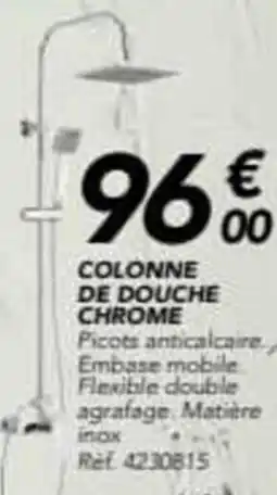 Les Briconautes Colonne de douche chrome offre