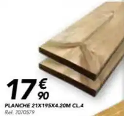 Les Briconautes Planche 21x195x4.20m cl.4 offre