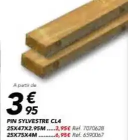 Les Briconautes Pin sylvestre cl4 offre