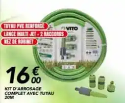 Les Briconautes Kit d'arrosage complet avec tuyau 20m offre
