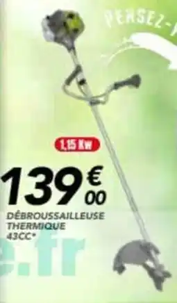 Les Briconautes Debroussailleuse thermique 43cc offre