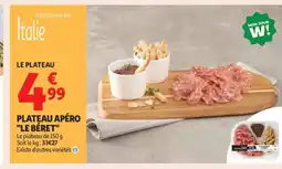 Auchan Supermarché Plateau apéro le béret offre