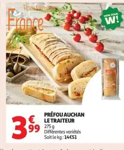 Auchan Supermarché Préfou auchan le traiteur offre