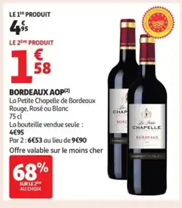 Auchan Supermarché Bordeaux aop offre