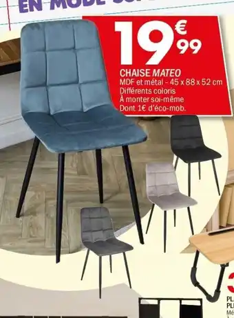 La Foir'Fouille Chaise mateo offre