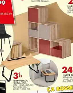 La Foir'Fouille Plateau bureau pliable athome offre