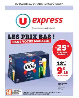 U Express 1664 Biere blonde offre