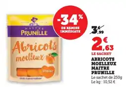 U Express MAITRE PRUNILLE Abricots moelleux offre
