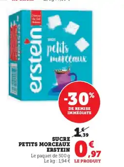 U Express ERSTEIN Sucre petits morceaux offre