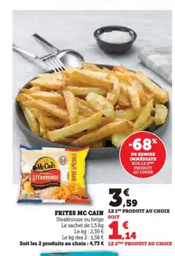 U Express MC CAIN Frites offre