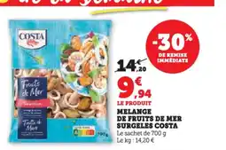 U Express COSTA Melange de fruits de mer surgeles offre