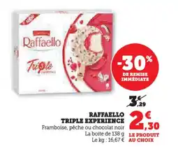 U Express RAFFAELLO Triple experience offre