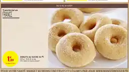 Intermarché Express Donuts au sucre x4 offre