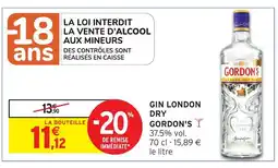 Intermarché Express GORDON'S Gin london dry offre