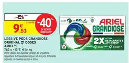 Intermarché Express ARIEL Lessive pods grandiose original 21 doses offre