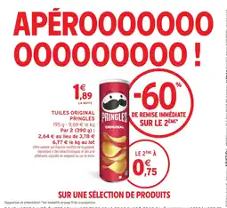 Intermarché Express PRINGLES Tuiles original offre
