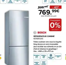 Gitem BOSCH Réfrigérateur combiné offre