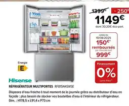 HISENSE Réfrigérateur multiportes RF815N4SWSE