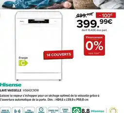 HISENSE Lave vaisselle HS642C90W