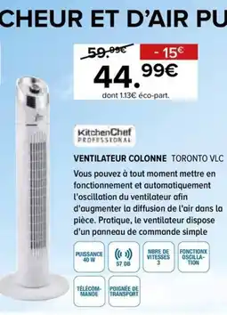 Gitem Ventilateur colonne toronto vlc offre