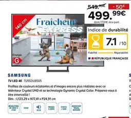 Gitem SAMSUNG Tv led 4k TU55DU8505 offre