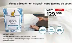Gitem MARGOT MASH Protège matelas 2 en 1 tencel fresh offre