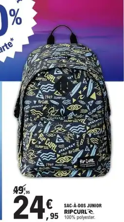 E.Leclerc Sport RIPCURL Sac-à-dos junior offre