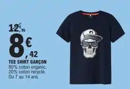 E.Leclerc Sport Tee shirt garçon offre