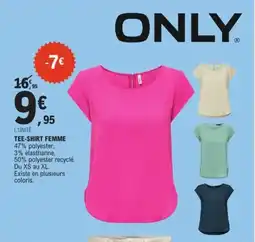 E.Leclerc Sport ONLY Tee-shirt femme offre
