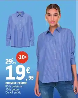 E.Leclerc Sport Chemise femme offre