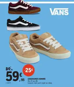 E.Leclerc Sport VANS Chaussures homme offre