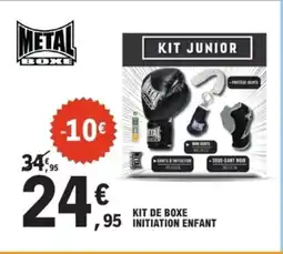 E.Leclerc Sport Kit de boxe initiation enfant offre