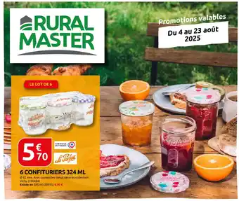 Rural Master 6 confituriers offre
