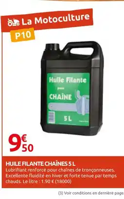 Rural Master Huile filante chaînes offre
