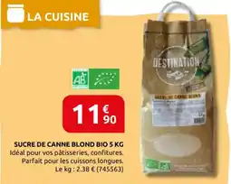 Rural Master Sucre de canne blond bio offre
