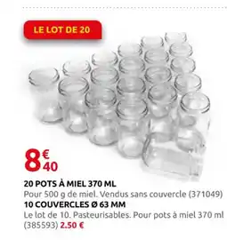 Rural Master 20 pots à miel offre